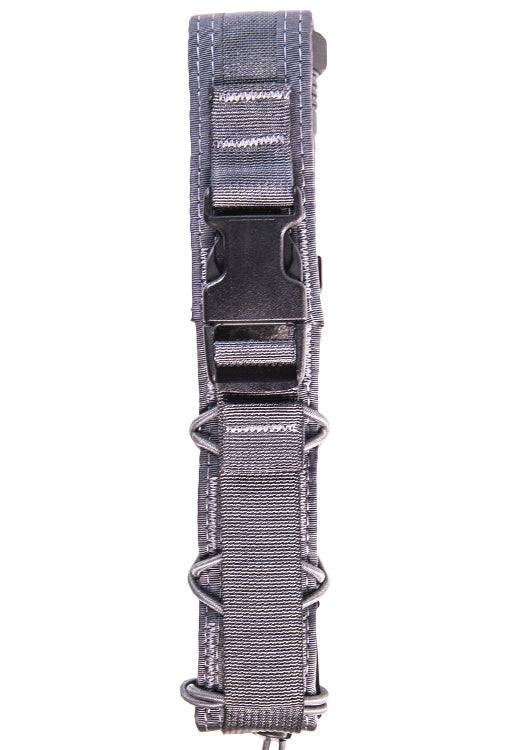 Extended Pistol / Baton TACO® Mag Pouch (Covered) (WOLF GREY)