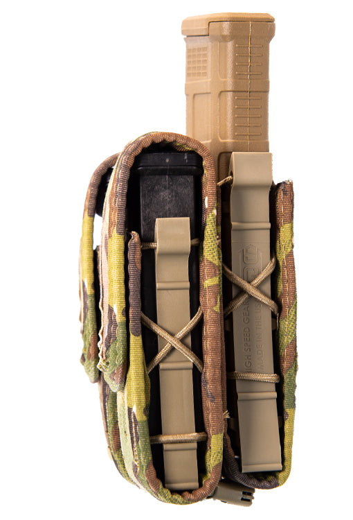 Duty Double Pistol TACO® w/Rifle Pouch (Covered)
