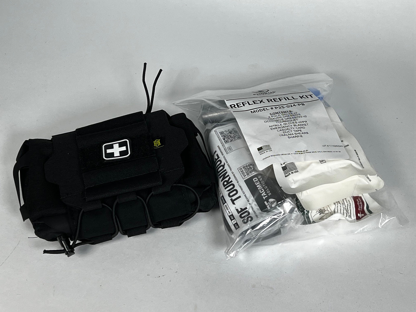 ReFlex IFAK Medical Roll & Carrier + Phokus Med Refill Kit